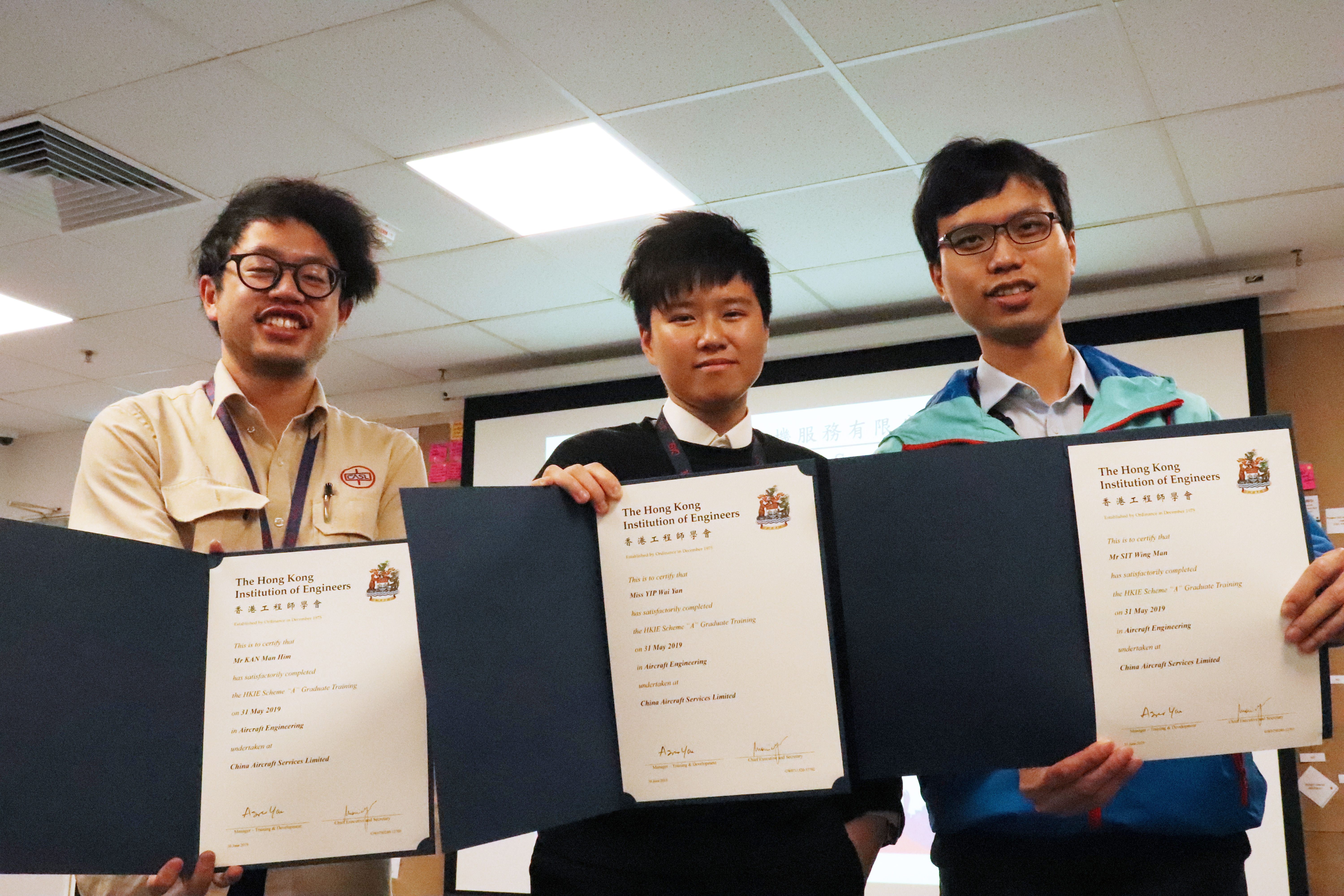 Our Team C CASL Engineering Trainees Graduated!